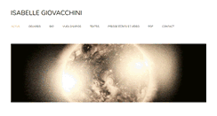 Desktop Screenshot of isabellegiovacchini.com